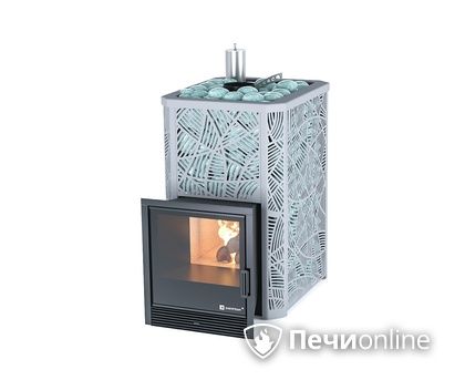 Дровяная печь-каменка ИзиСтим Ялта 15 (Модерн), AISI 321 в Барнауле